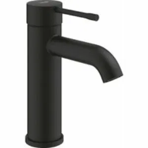 Смеситель для раковины GROHE Essence без донного клапана, S-size, фантомный черный (24172KF1) Смеситель для раковины GROHE Essence без донного клапана, S-size, фантомный черный (24172KF1)