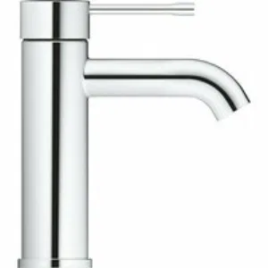 Смеситель для раковины GROHE Essence без донного клапана, S-size, хром (24172001) Смеситель для раковины GROHE Essence без донного клапана, S-size, хром (24172001)