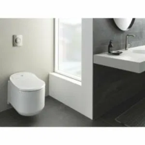 Смеситель для раковины GROHE Essence с донным клапаном, L-size, никель глянцевый (24174BE1) Смеситель для раковины GROHE Essence с донным клапаном, L-size, никель глянцевый (24174BE1)