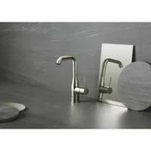 Смеситель для раковины GROHE Essence с донным клапаном, L-size, никель глянцевый (24174BE1) Смеситель для раковины GROHE Essence с донным клапаном, L-size, никель глянцевый (24174BE1)