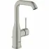 Смеситель для раковины GROHE Essence с донным клапаном, L-size, суперсталь (24174DC1) Смеситель для раковины GROHE Essence с донным клапаном, L-size, суперсталь (24174DC1)