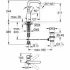 Смеситель для раковины GROHE Essence с донным клапаном, L-size, теплый закат матовый (24174DL1) Смеситель для раковины GROHE Essence с донным клапаном, L-size, теплый закат матовый (24174DL1)
