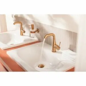Смеситель для раковины GROHE Essence с донным клапаном, M-size, теплый закат матовый (24173DL1) Смеситель для раковины GROHE Essence с донным клапаном, M-size, теплый закат матовый (24173DL1)