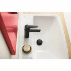 Смеситель для раковины GROHE Start с донным клапаном, S-Size, матовый черный (235512432) Смеситель для раковины GROHE Start с донным клапаном, S-Size, матовый черный (235512432)