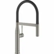 Смеситель для кухонной мойки GROHE Essence профессиональный, темный графит матовый (30294AL0-DP) (ПОВРЕЖДЕНА УПАКОВКА)