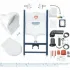 Комплект инсталляции GROHE Solido Compact 4 в 1 с подвесным унитазом Lecico Perth и сиденьем (39116000) Комплект инсталляции GROHE Solido Compact 4 в 1 с подвесным унитазом Lecico Perth и сиденьем (39116000)