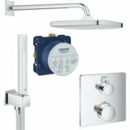 Душевая система GROHE Tempesta 250 Cube с термостатом для душа, хром (NSB0165)