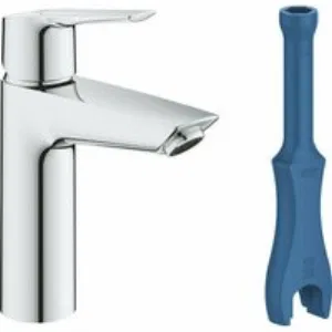 Смеситель для раковины GROHE Start QuickFix с нажимным донным клапаном, M-Size, хром (24204002/U) (УЦЕНКА - Царапины на корпусе) Смеситель для раковины GROHE Start QuickFix с нажимным донным клапаном, M-Size, хром (24204002/U) (УЦЕНКА - Царапины на корпусе)