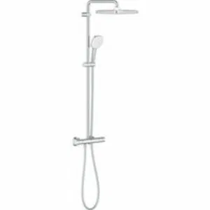 Душевая система GROHE Tempesta System 250 Cube с термостатом для душа, хром (26689001) Душевая система GROHE Tempesta System 250 Cube с термостатом для душа, хром (26689001)