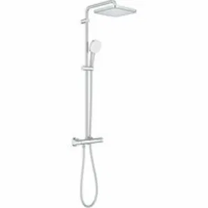 Душевая система GROHE Tempesta System 250 Cube с термостатом для душа, хром (26689001) Душевая система GROHE Tempesta System 250 Cube с термостатом для душа, хром (26689001)