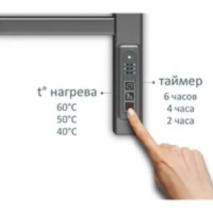 Полотенцесушитель электрический Aquatek Альфа П7 500x700, хром AQ EL RRP0770CH Полотенцесушитель электрический Aquatek Альфа П7 500x700, хром AQ EL RRP0770CH