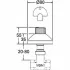 Внешняя часть вентиля GROHE Atlanta, хром (19841000) Внешняя часть вентиля GROHE Atlanta, хром (19841000)