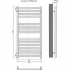 Полотенцесушитель водяной Aquatek Поларис П16 500x1100, черный муар AQ KO1610BL Полотенцесушитель водяной Aquatek Поларис П16 500x1100, черный муар AQ KO1610BL