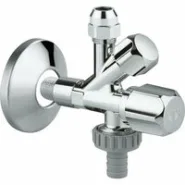 Вентиль угловой комбинированный GROHE 3/8 дюйма, хром (22033000)
