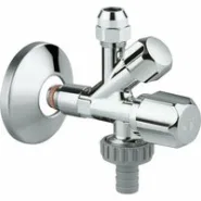 Вентиль угловой комбинированный GROHE 3/8 дюйма, хром (22034000)