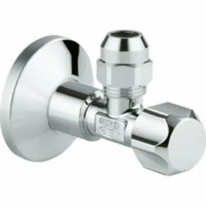 Угловой вентиль 3/8 дюйма GROHE, хром (22052000) Угловой вентиль 3/8 дюйма GROHE, хром (22052000)