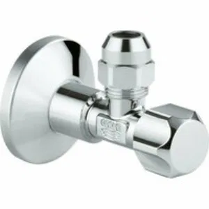 Угловой вентиль 3/8 дюйма GROHE, хром (22053000) Угловой вентиль 3/8 дюйма GROHE, хром (22053000)