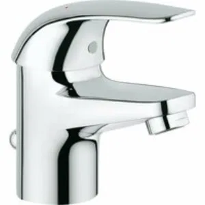 Смеситель для раковины GROHE Euroeco с донным клапаном, S-size, хром (23262000) Смеситель для раковины GROHE Euroeco с донным клапаном, S-size, хром (23262000)