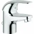 Смеситель для раковины GROHE Euroeco с донным клапаном, S-size, хром (23262000) Смеситель для раковины GROHE Euroeco с донным клапаном, S-size, хром (23262000)
