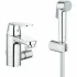 Смеситель для раковины GROHE Eurosmart Cosmopolitan с цепочкой и гигиеническим душем, S-size, хром (23433000) Смеситель для раковины GROHE Eurosmart Cosmopolitan с цепочкой и гигиеническим душем, S-size, хром (23433000)