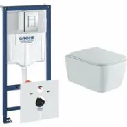 Комплект инсталляции GROHE 38775001 с унитазом Aquatek ЛИБРА New и сиденьем с микролифтом (NW0147/S)