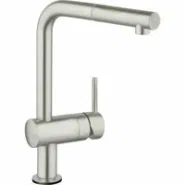 Смеситель для кухни GROHE Minta Touch сенсорный с вытяжным изливом, суперсталь (31360DC1)