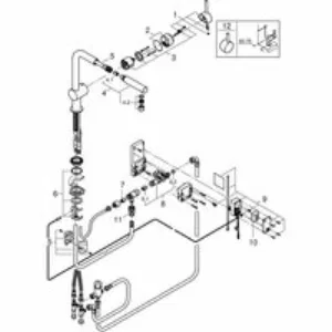 Смеситель для кухни GROHE Minta Touch сенсорный с вытяжным изливом, суперсталь (31360DC1) Смеситель для кухни GROHE Minta Touch сенсорный с вытяжным изливом, суперсталь (31360DC1)