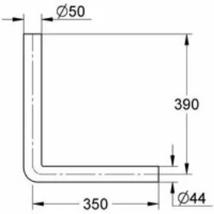 Сливная трубка GROHE, белая (37100SH0) Сливная трубка GROHE, белая (37100SH0)
