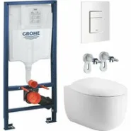 Комплект инсталляции GROHE 38772SH0 с унитазом Aquatek АЛЬТАИР и сиденьем с микролифтом (NW0159/S)
