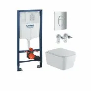 Комплект инсталляции GROHE NW0145/S с унитазом Aquatek ЛИБРА New и сиденьем с микролифтом (NW0162/S)