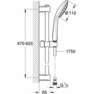 Комплект смесителей GROHE Eurosmart с душевым гарнитуром, хром (NB0076/S) Комплект смесителей GROHE Eurosmart с душевым гарнитуром, хром (NB0076/S)
