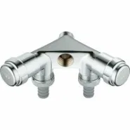 Двойной вентиль GROHE Eggeman Einfach, хром (41020000)