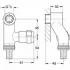 Двойной вентиль GROHE Eggeman Elektro, хром (41110000) Двойной вентиль GROHE Eggeman Elektro, хром (41110000)