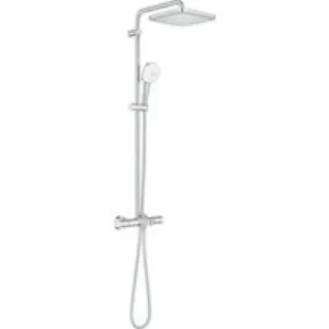 Душевая система GROHE Tempesta System 250 Cube с термостатом для ванны, хром (26975001) Душевая система GROHE Tempesta System 250 Cube с термостатом для ванны, хром (26975001)