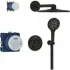 Душевая система GROHE Grohtherm SmartControl с термостатом для душа, черный (34863KF0) Душевая система GROHE Grohtherm SmartControl с термостатом для душа, черный (34863KF0)