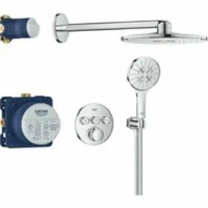 Душевая система GROHE Grohtherm SmartControl с термостатом для душа, хром (34863000) Душевая система GROHE Grohtherm SmartControl с термостатом для душа, хром (34863000)