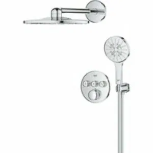 Душевая система GROHE Grohtherm SmartControl с термостатом для душа, хром (34863000) Душевая система GROHE Grohtherm SmartControl с термостатом для душа, хром (34863000)