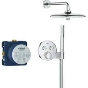 Душевая система GROHE Grontherm SmartControl с термостатом для душа, хром (34867000) Душевая система GROHE Grontherm SmartControl с термостатом для душа, хром (34867000)