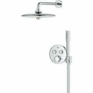 Душевая система GROHE Grontherm SmartControl с термостатом для душа, хром (34867000) Душевая система GROHE Grontherm SmartControl с термостатом для душа, хром (34867000)