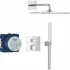 Душевая система GROHE Grontherm Cube с термостатом для душа, хром (34868000) Душевая система GROHE Grontherm Cube с термостатом для душа, хром (34868000)