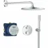 Душевая система GROHE Grontherm с термостатом для душа, хром (34869000) Душевая система GROHE Grontherm с термостатом для душа, хром (34869000)