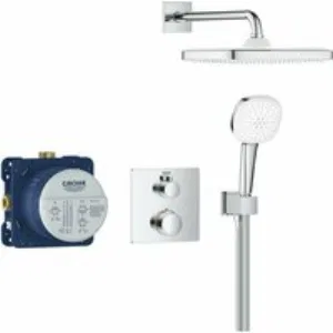 Душевая система GROHE Grontherm с термостатом для душа, хром (34871000) Душевая система GROHE Grontherm с термостатом для душа, хром (34871000)