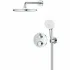 Душевая система GROHE Grontherm с термостатом для душа, хром (34872000) Душевая система GROHE Grontherm с термостатом для душа, хром (34872000)