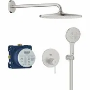 Душевая система GROHE Essence со смесителем для душа, суперсталь (25287DC0)