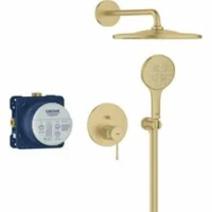 Душевая система GROHE Essence со смесителем для душа, холодный рассвет матовый (25287GN0) Душевая система GROHE Essence со смесителем для душа, холодный рассвет матовый (25287GN0)