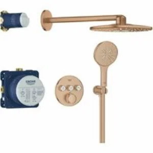 Душевая система GROHE Grohtherm SmartControl с термостатом для душа, теплый закат матовый (34863DL0) Душевая система GROHE Grohtherm SmartControl с термостатом для душа, теплый закат матовый (34863DL0)