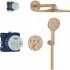 Душевая система GROHE Grohtherm SmartControl с термостатом для душа, теплый закат матовый (34863DL0) Душевая система GROHE Grohtherm SmartControl с термостатом для душа, теплый закат матовый (34863DL0)