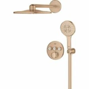 Душевая система GROHE Grohtherm SmartControl с термостатом для душа, теплый закат матовый (34863DL0) Душевая система GROHE Grohtherm SmartControl с термостатом для душа, теплый закат матовый (34863DL0)
