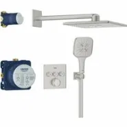 Душевая система GROHE Grohtherm SmartControl с термостатом для душа, суперсталь (34864DC0)