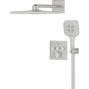 Душевая система GROHE Grohtherm SmartControl с термостатом для душа, суперсталь (34864DC0) Душевая система GROHE Grohtherm SmartControl с термостатом для душа, суперсталь (34864DC0)